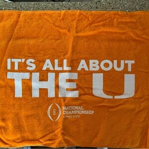 Orange Championship Bath Towel